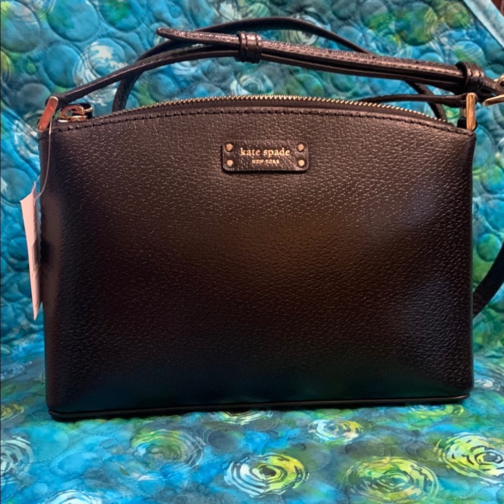 Kate Spade Sleek Black Crossbody Bag